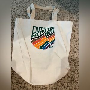 REI Outside with Pride Canvas Tote Bag
